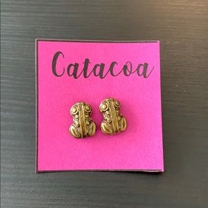 Bronze precolombino earrings